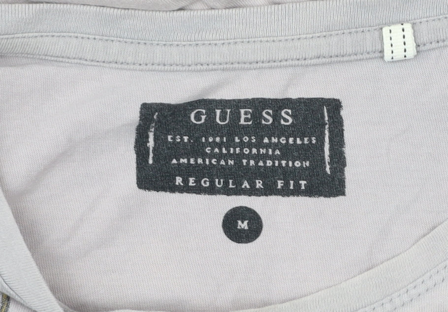 Mens UK Size M GUESS Beige  T-Shirt