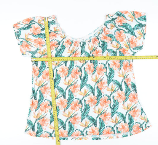 Womens UK Size 16 Debenhams Multicoloured Tunic Blouse