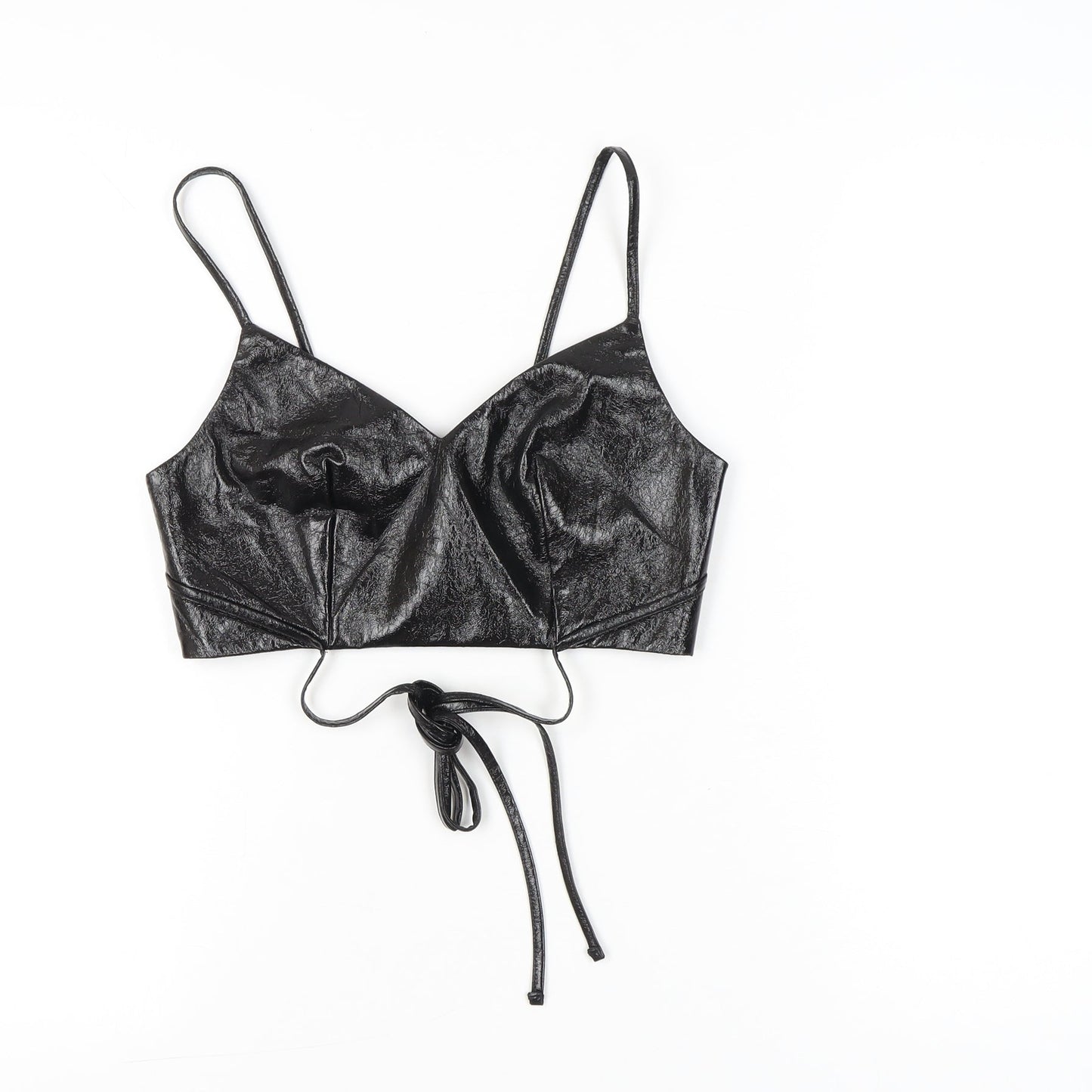 Womens UK Size 8 River Island Black Camisole Tank