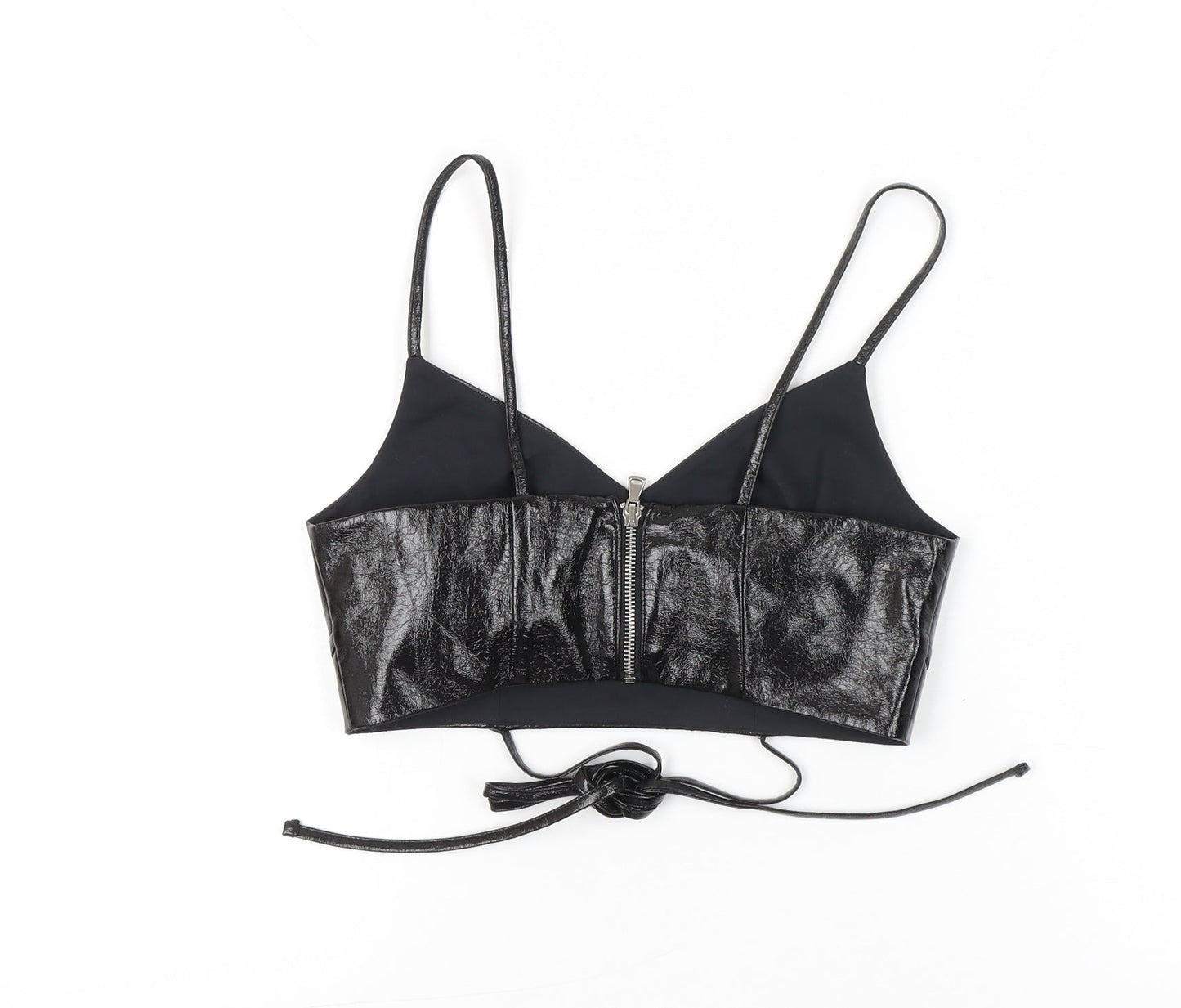 Womens UK Size 8 River Island Black Camisole Tank