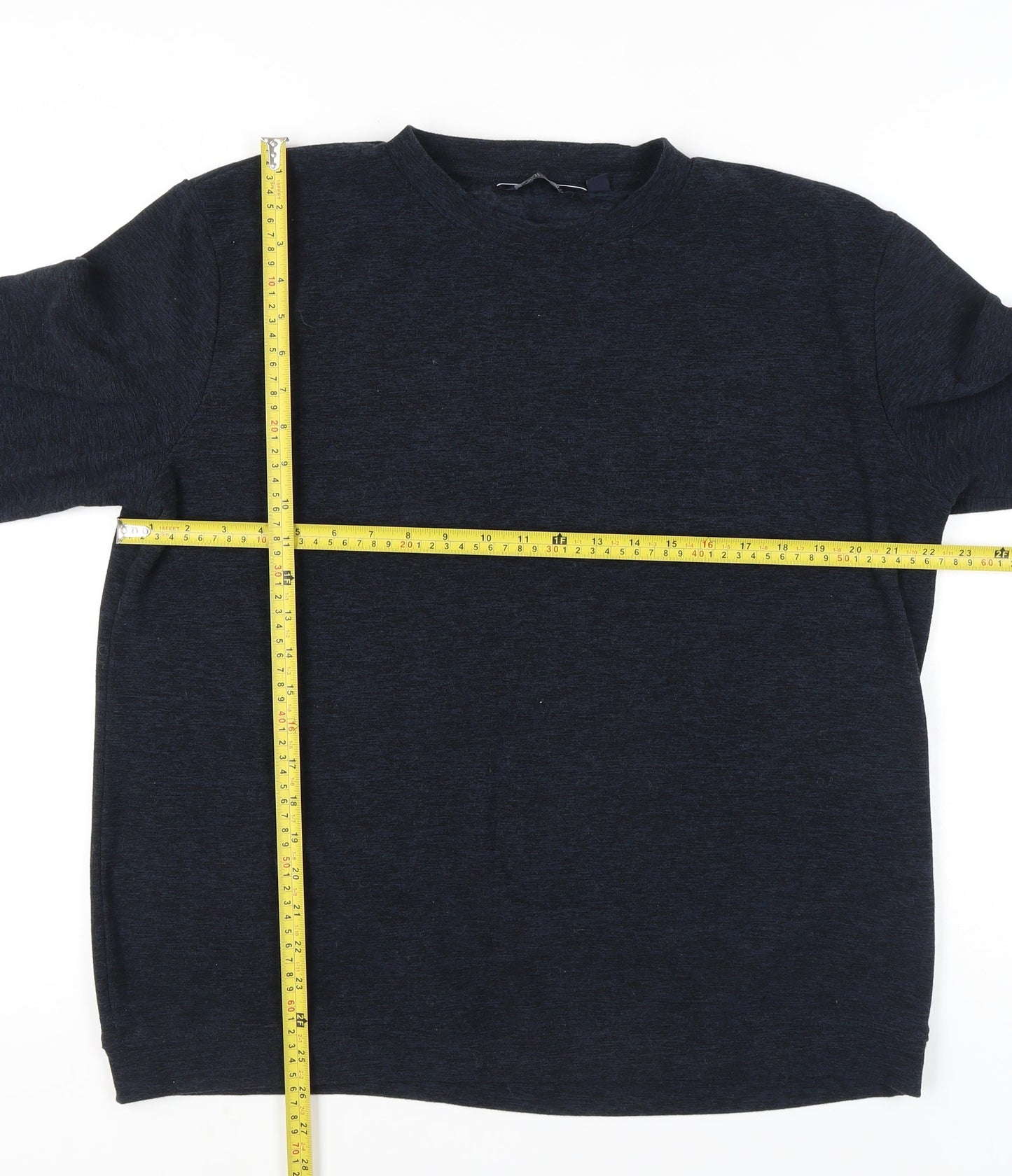 Regatta Men’s Blue Long Sleeve Polyester Crew Neck T-Shirt Size L