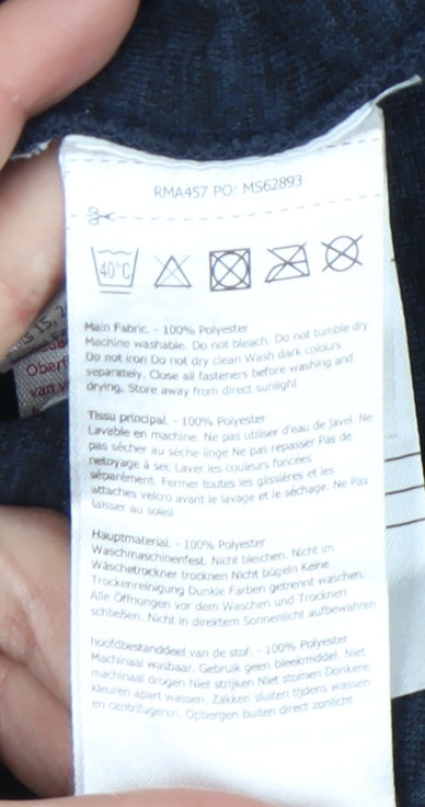 Regatta Men’s Blue Long Sleeve Polyester Crew Neck T-Shirt Size L