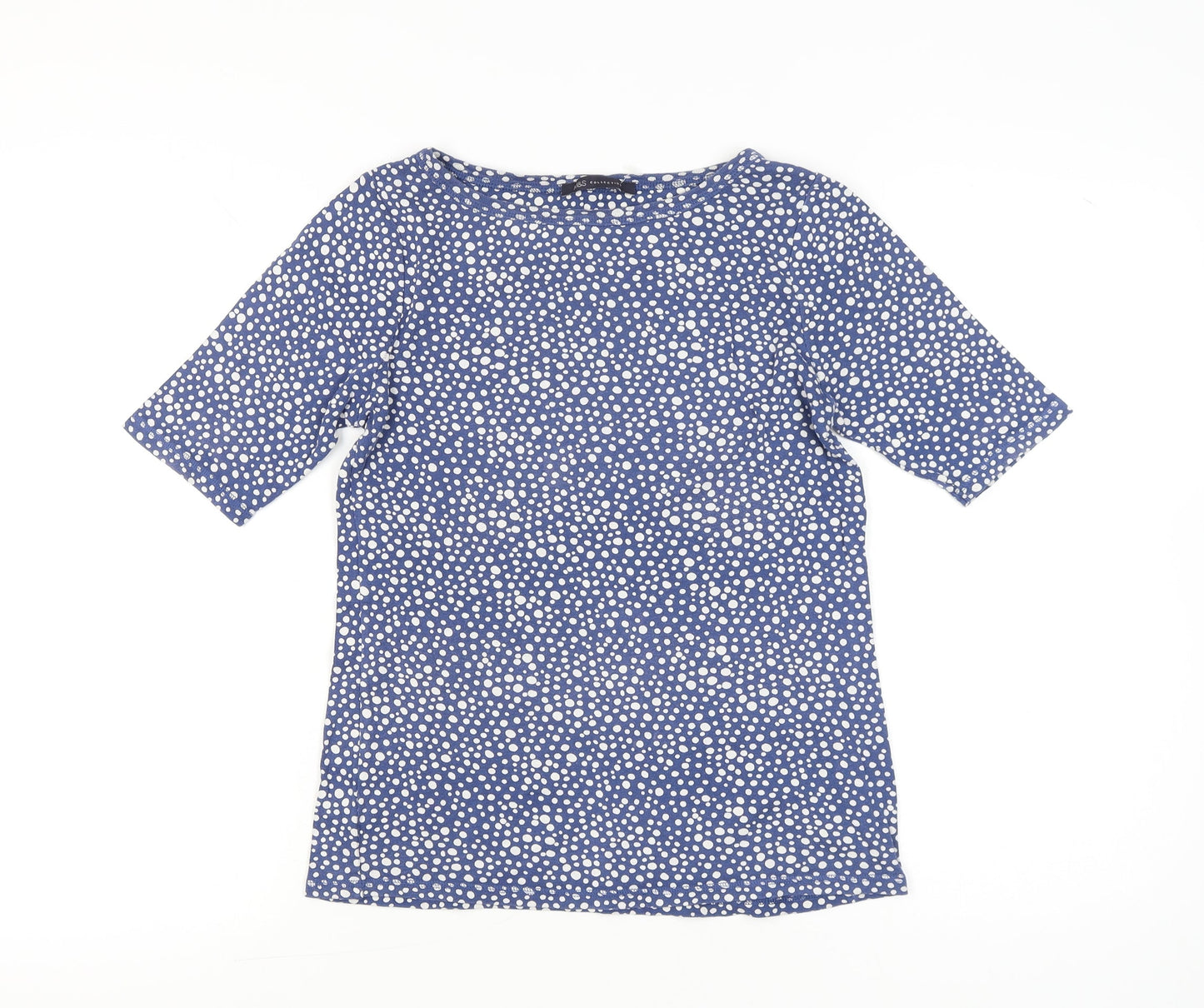 Womens UK Size 12 Marks and Spencer Blue Basic T-Shirt