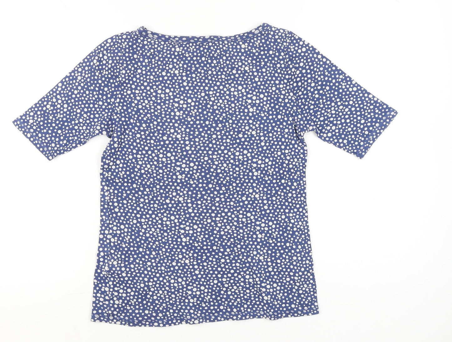 Womens UK Size 12 Marks and Spencer Blue Basic T-Shirt