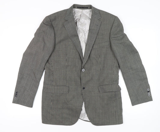 Mens UK Size 48 ROY ROBSON Regular Grey Suit Jacket