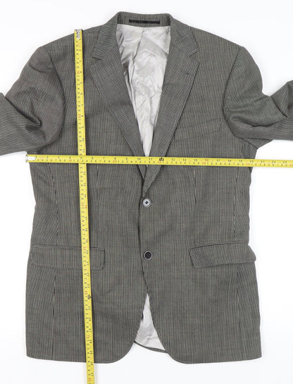 Mens UK Size 48 ROY ROBSON Regular Grey Suit Jacket