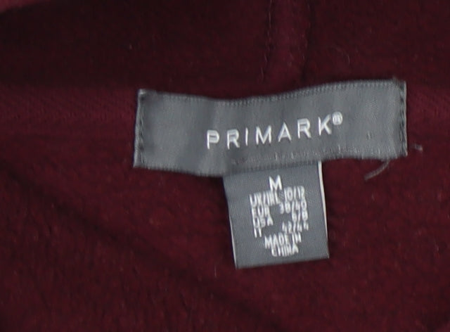 Primark Womens Red Hoodie Size 12 Amazing Graphic Pullover