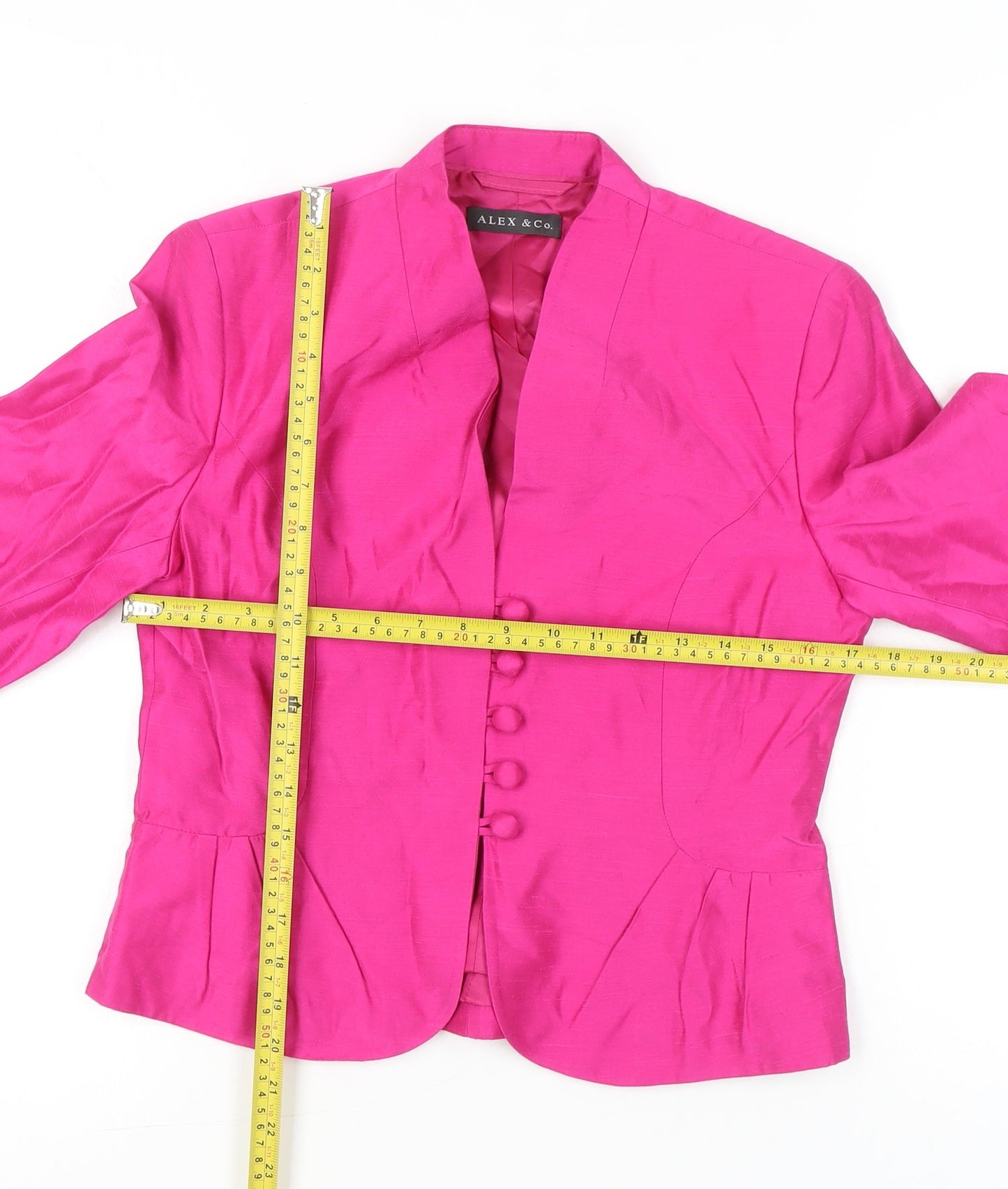 Womens UK Size 10 Alex & Co. Regular Pink Blazer