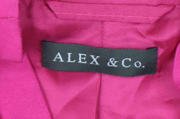 Womens UK Size 10 Alex & Co. Regular Pink Blazer