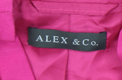 Womens UK Size 10 Alex & Co. Regular Pink Blazer