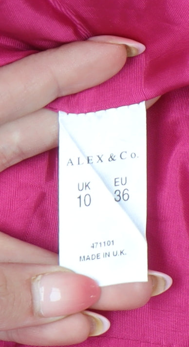 Womens UK Size 10 Alex & Co. Regular Pink Blazer