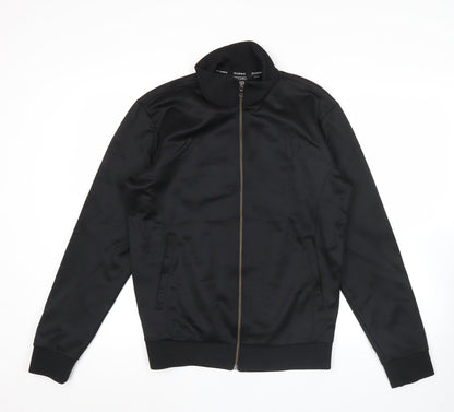 Mens UK Size M Kappa Black FootballGym & TrainingCasualRunning & Jogging Jacket