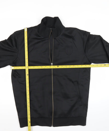 Mens UK Size M Kappa Black FootballGym & TrainingCasualRunning & Jogging Jacket