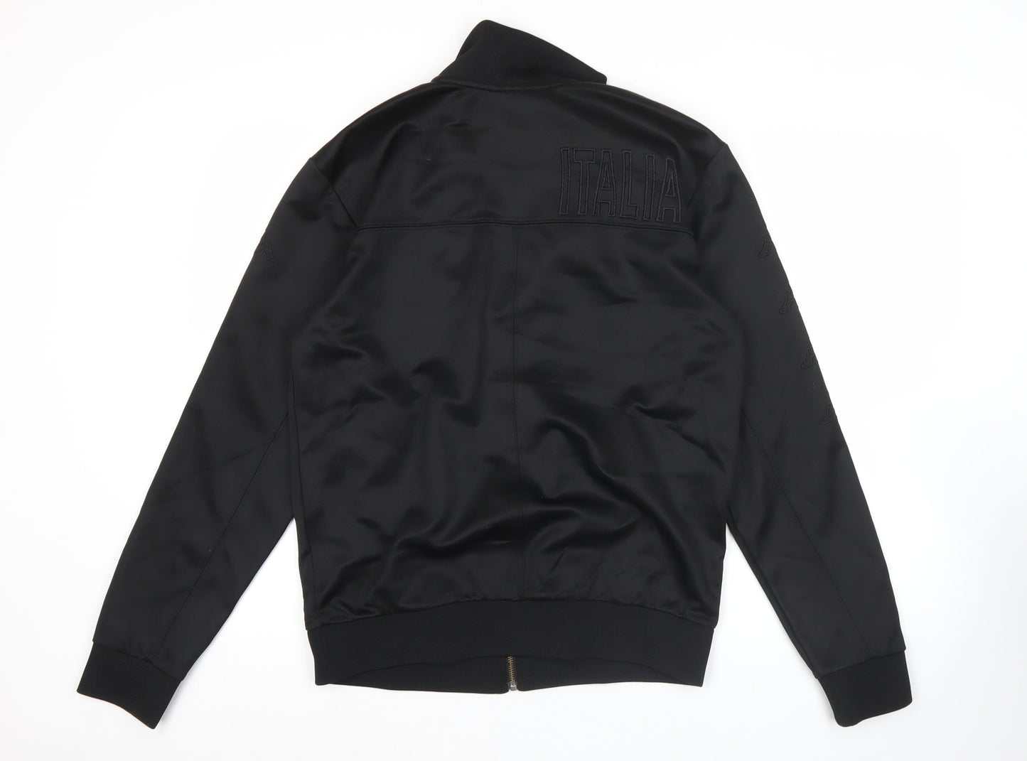 Mens UK Size M Kappa Black FootballGym & TrainingCasualRunning & Jogging Jacket