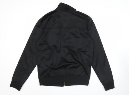 Mens UK Size M Kappa Black FootballGym & TrainingCasualRunning & Jogging Jacket