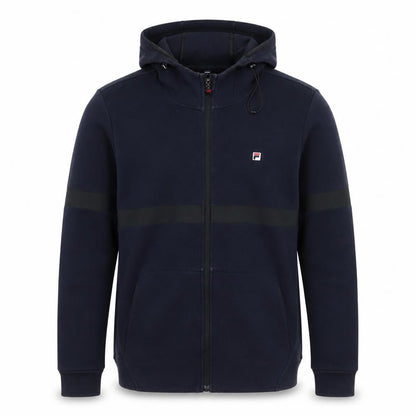 Mens UK Size M FILA Blue Full Zip Hoodie