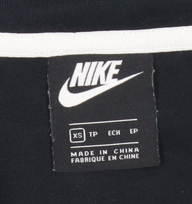 Nike Women’s Black XS Full Zip Hoodie Hooded Sweatshirt