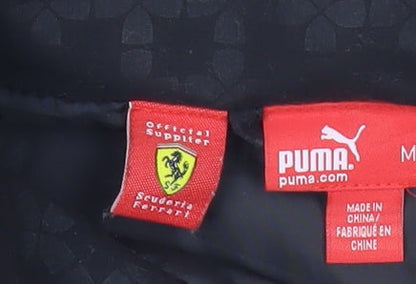 Puma Ferrari Womens Black M Track Jacket Racing Style