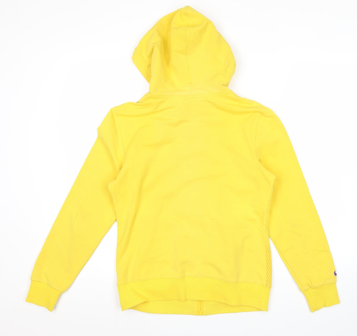 Nike Women’s Yellow Full Zip Hoodie XL Cotton Athletic Casual
