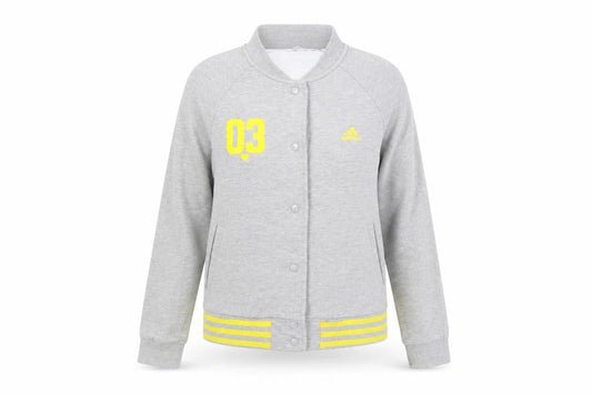 Womens UK Size 12 adidas Grey Gym & Training Walking Dance Casual Jacket