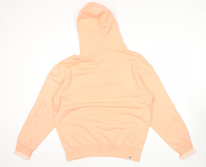 Mens UK Size M PUMA Pink Pullover Hoodie