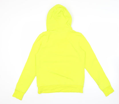 Kappa Women’s Yellow Hoodie Size 10 Pullover Logo Sportswear