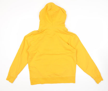 Mens UK Size S Champion Yellow Pullover Hoodie