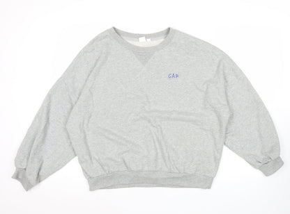 Mens UK Size M Gap Grey Pullover Sweatshirt