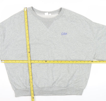 Mens UK Size M Gap Grey Pullover Sweatshirt