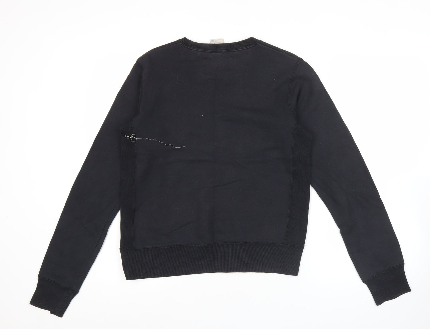 Nike Women Black L Pullover Sweatshirt Crew Neck Long Sleeve