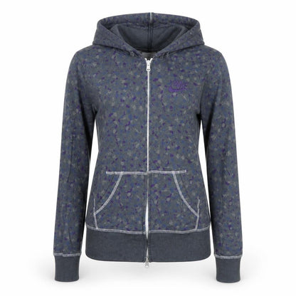 Womens UK Size M Nike Grey Full Zip Hoodie