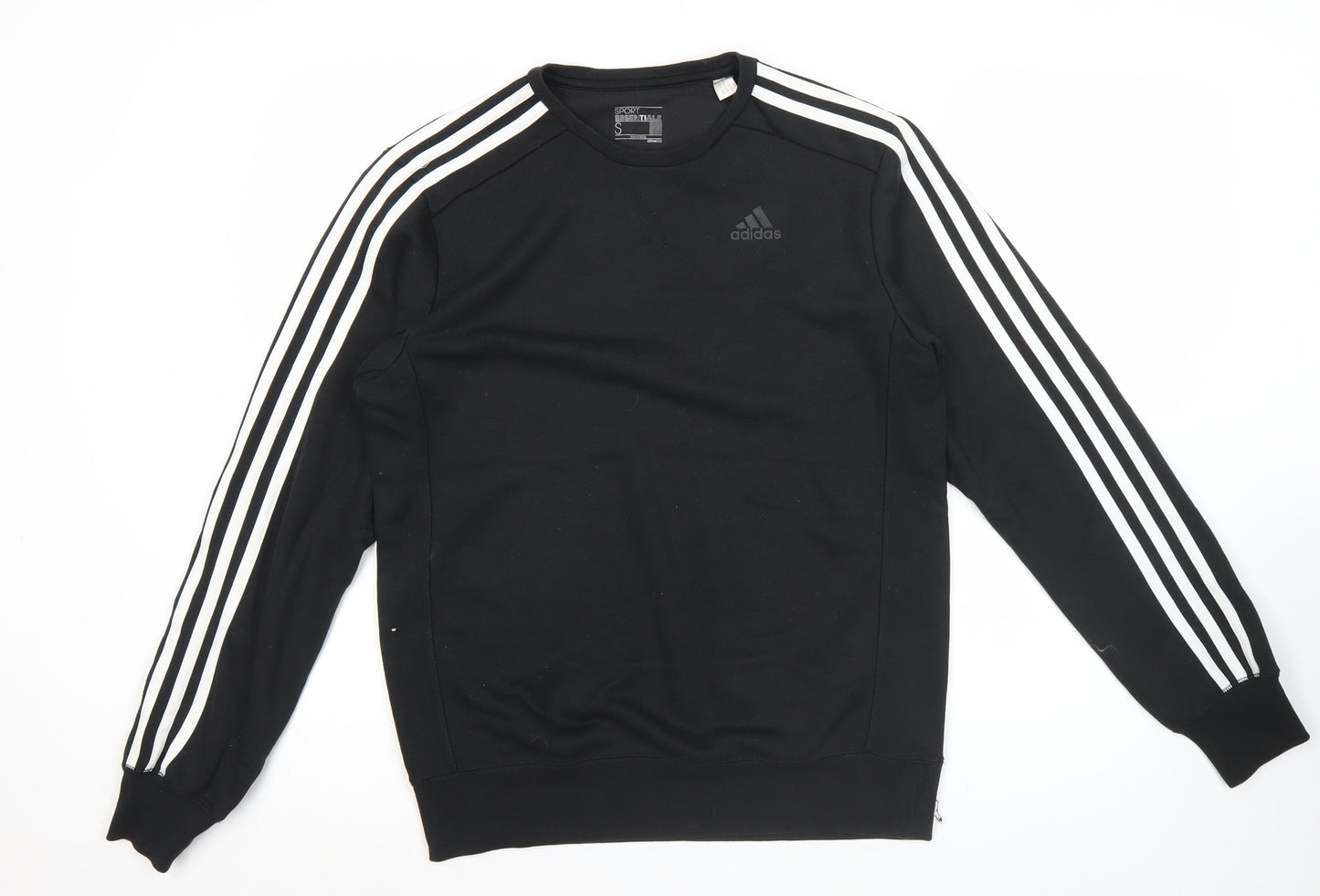 Mens UK Size S adidas Black Pullover Sweatshirt