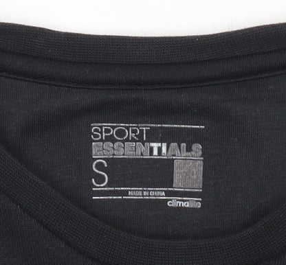 Mens UK Size S adidas Black Pullover Sweatshirt