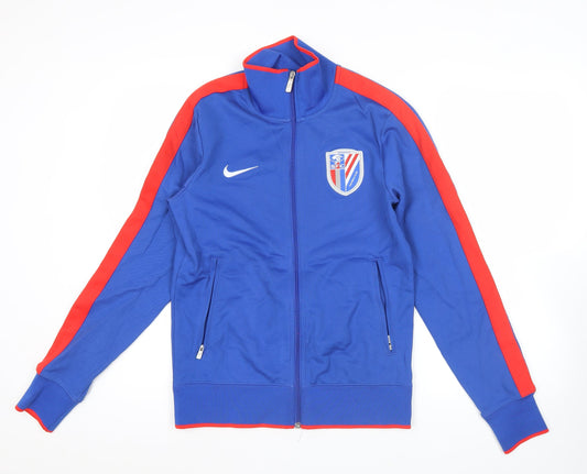 Nike Men’s Blue Track Jacket Small Football Shanghai SFC Full Zip