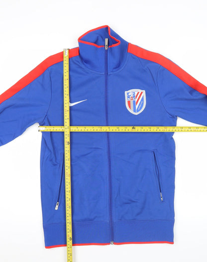 Nike Men’s Blue Track Jacket Small Football Shanghai SFC Full Zip