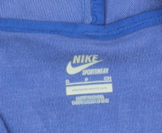 Nike Men’s Blue Track Jacket Small Football Shanghai SFC Full Zip