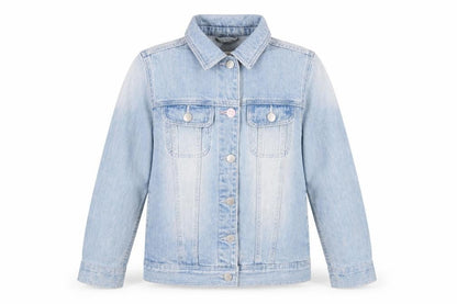 Lee Womens Blue Denim Jacket Size S Casual Buttoned Retro