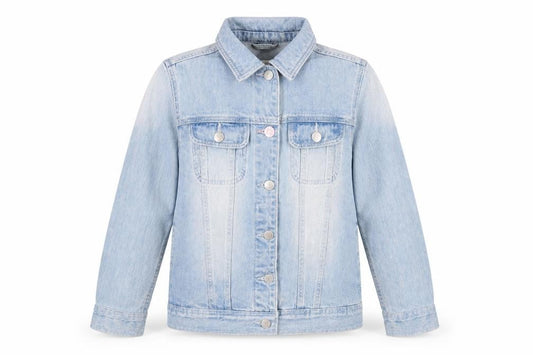 Lee Womens Blue Denim Jacket Size S Casual Buttoned Retro