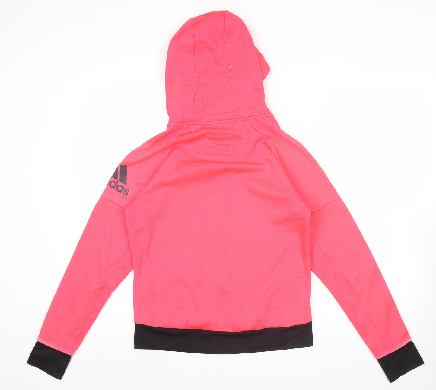 Adidas Women’s Pink Full Zip Hoodie Size M Regular Fit Activewear