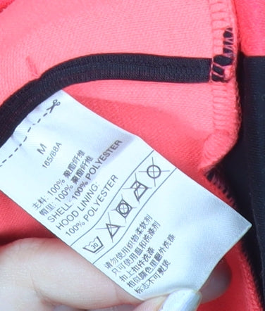 Adidas Women’s Pink Full Zip Hoodie Size M Regular Fit Activewear