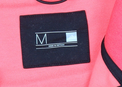 Adidas Women’s Pink Full Zip Hoodie Size M Regular Fit Activewear