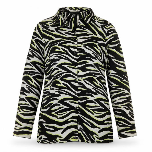 Womens UK Size 10 New Look Multicoloured Classic Button-Up
