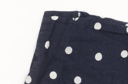 Marks and Spencer Women’s Blue Polka Dot Sleeveless Shift Dress Size 10