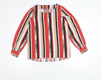 Womens UK Size XS Fransa Multicoloured Tunic Blouse