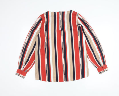 Womens UK Size XS Fransa Multicoloured Tunic Blouse