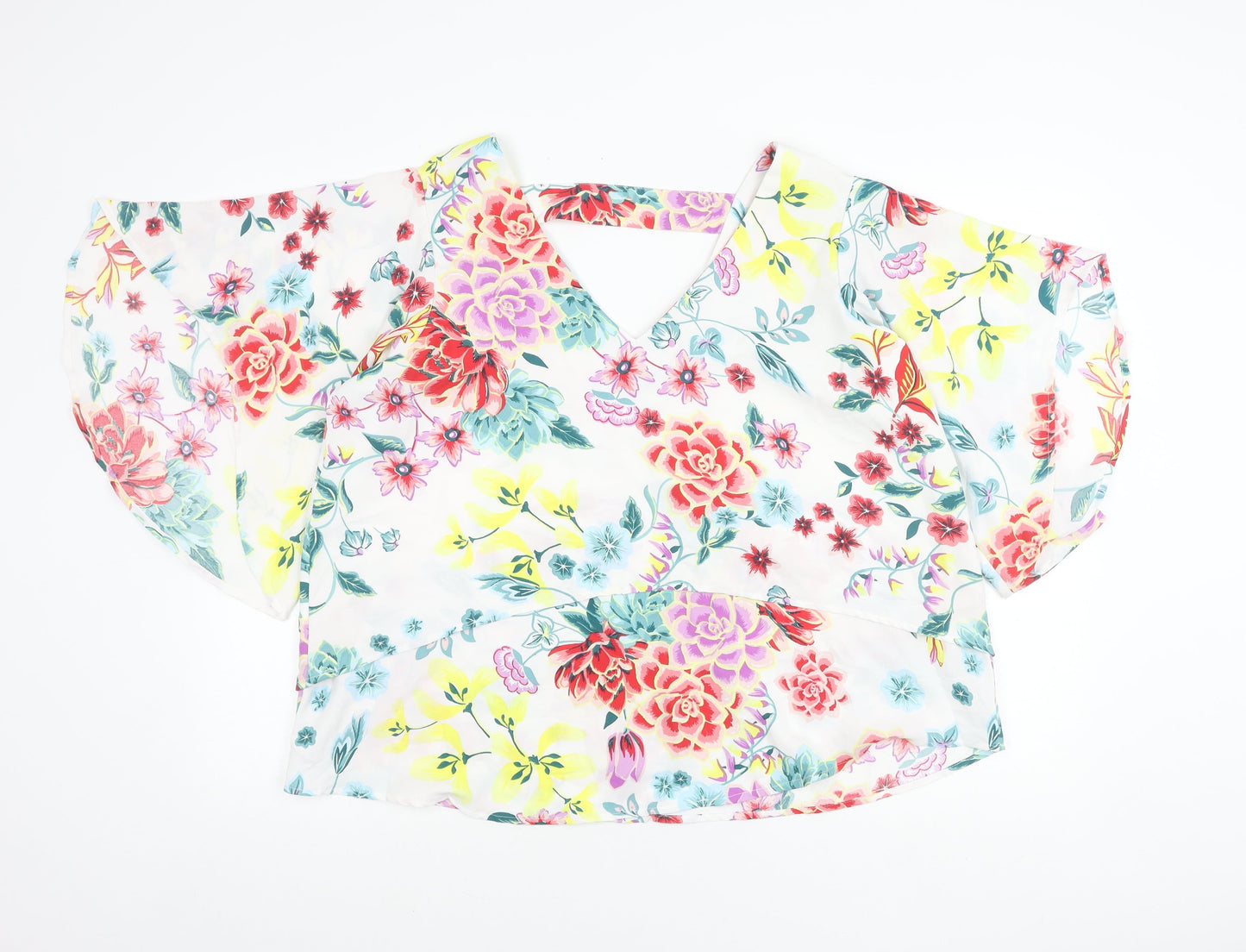 Womens UK Size 16 Marks and Spencer Multicoloured Tunic Blouse