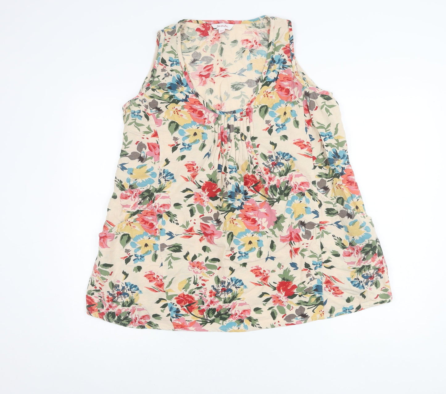 Womens UK Size 18 Simply Be Multicoloured Tunic Tank