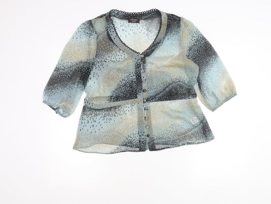 Womens UK Size 16 Principles Multicoloured Tunic Blouse