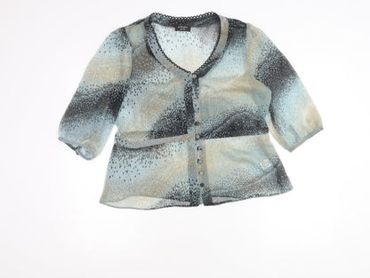 Womens UK Size 16 Principles Multicoloured Tunic Blouse