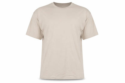 MAN Active Men's Beige Crew Neck Short Sleeve Regular Fit T-Shirt M